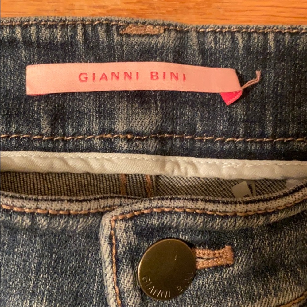PRE-OWNED WOMEN’S GIANNI BINI FLARE LEG JEANS - Picture 5 of 12